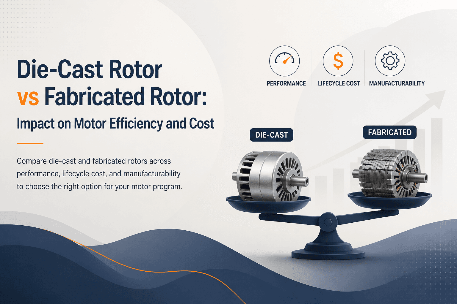 Die-Cast Rotor vs Fabricated Rotor: Impact on Motor Efficiency and Cost